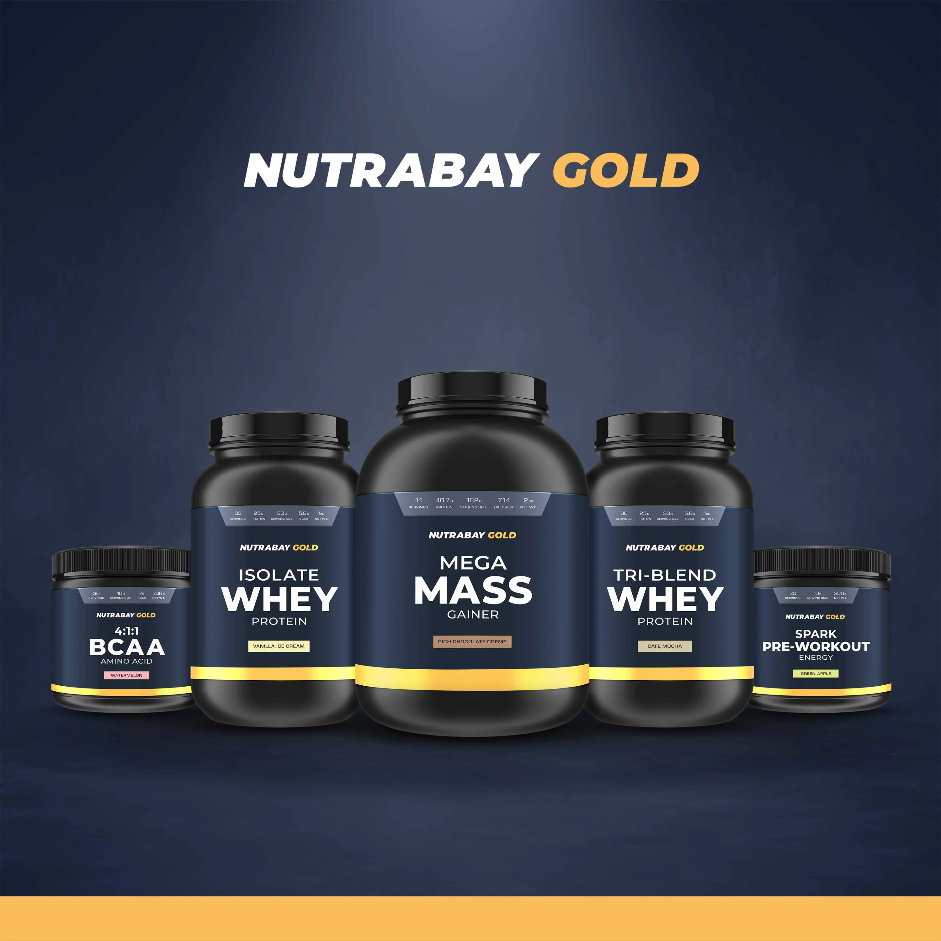 Nutrabay Gold 100% Whey Protein Isolate