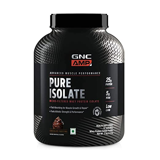 GNC AMP Pure Isolate 2KG – 25g Protein, 5g BCAA